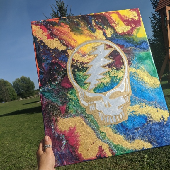 Grateful Dead Other - Grateful dead canvas painting